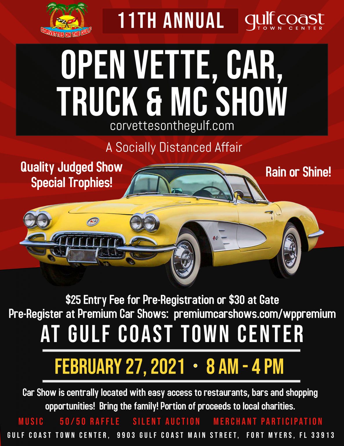 OUR CAR SHOWS Corvettes on the Gulf Southwest Florida Corvette Club